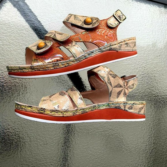 Spring Step L'ARTISTE Leather Sandals US 7 - Picture 2 of 8